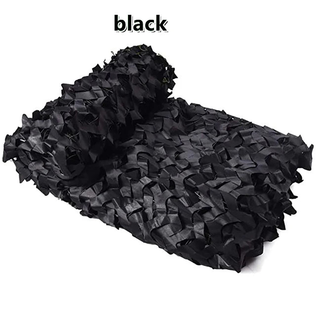 1.5mx1m 4mx5mCamouflage Nets White Blue Beige Desert for Hunting Hiding Mesh Outdoor Awning Garden Shading Gazebo