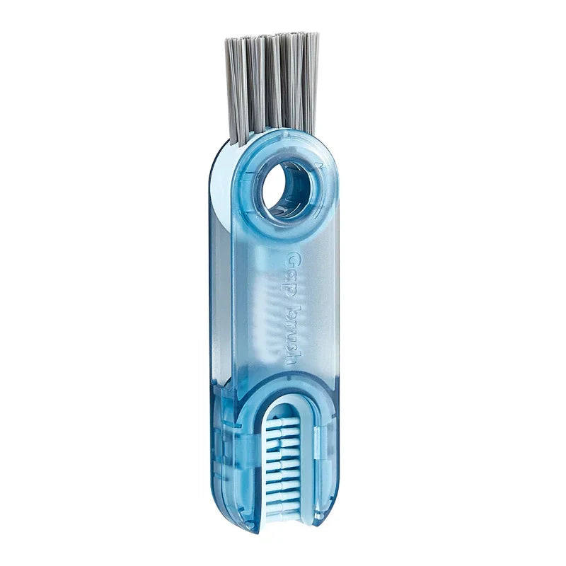 1pcs Lamgool 3 in 1 Bottle Gap Cleaner Brush Multifunctional Brush Cup Crevice Cleaning Tools Mini Silicone Cup-Holder Cleaner