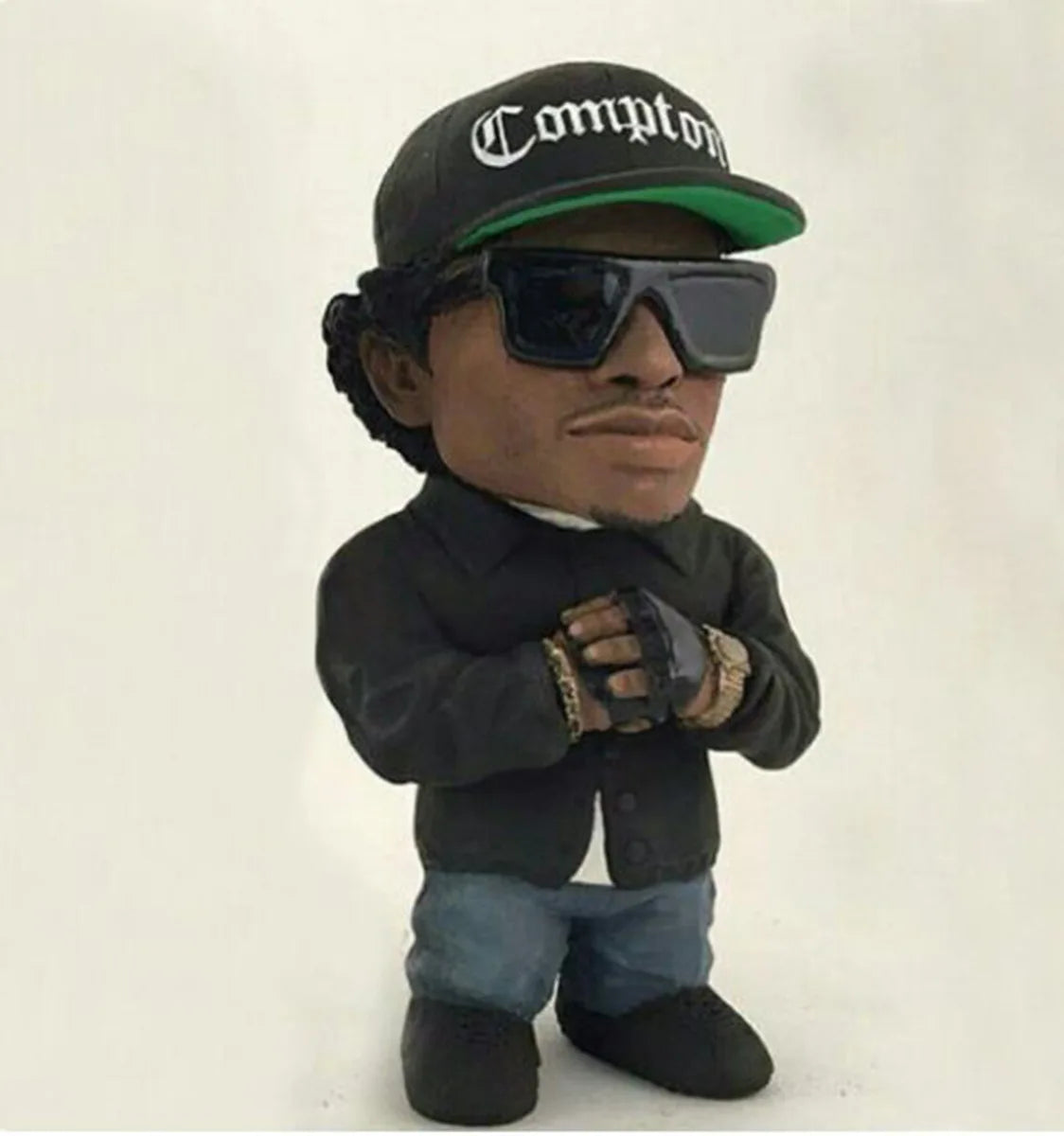 1 Pcs Hip Hop Negro Commemorative Resin Indie Station Characters Sculpture New Crafts Ornaments Memorial Home Decorations