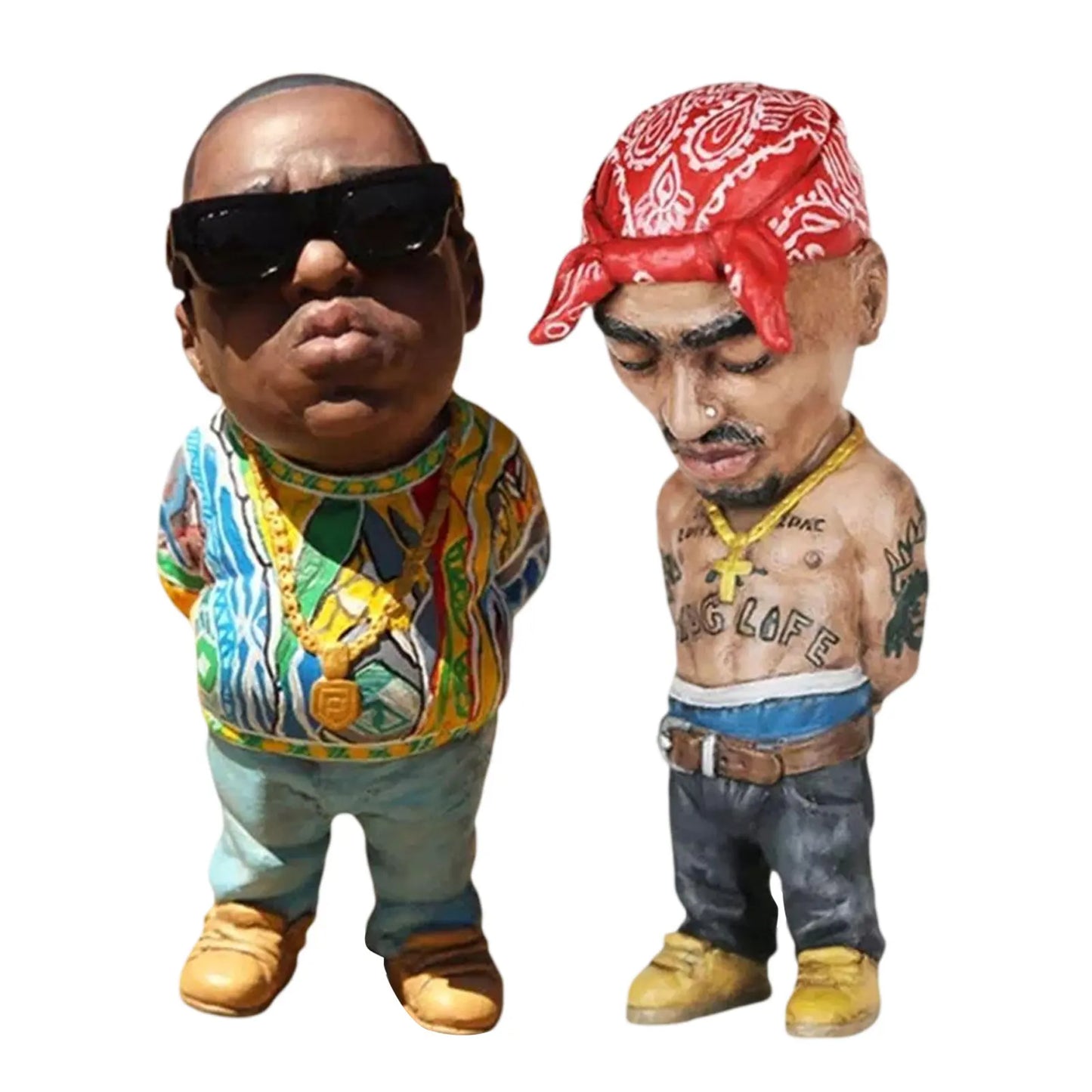 1 Pcs Hip Hop Negro Commemorative Resin Indie Station Characters Sculpture New Crafts Ornaments Memorial Home Decorations