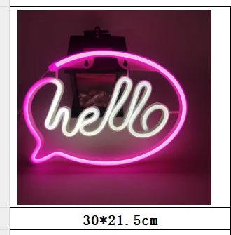 LED neon sign, USB/battery for bar, bedroom, game room, wedding party, wall decoration, Christmas gift