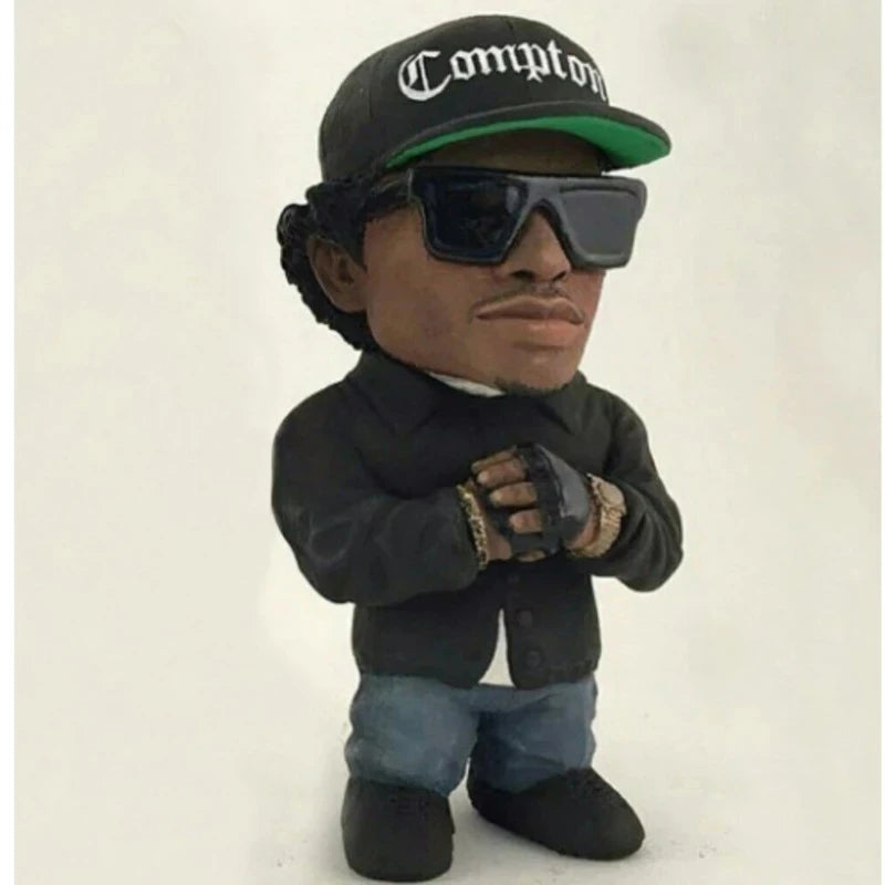 1 Pcs Hip Hop Negro Commemorative Resin Indie Station Characters Sculpture New Crafts Ornaments Memorial Home Decorations