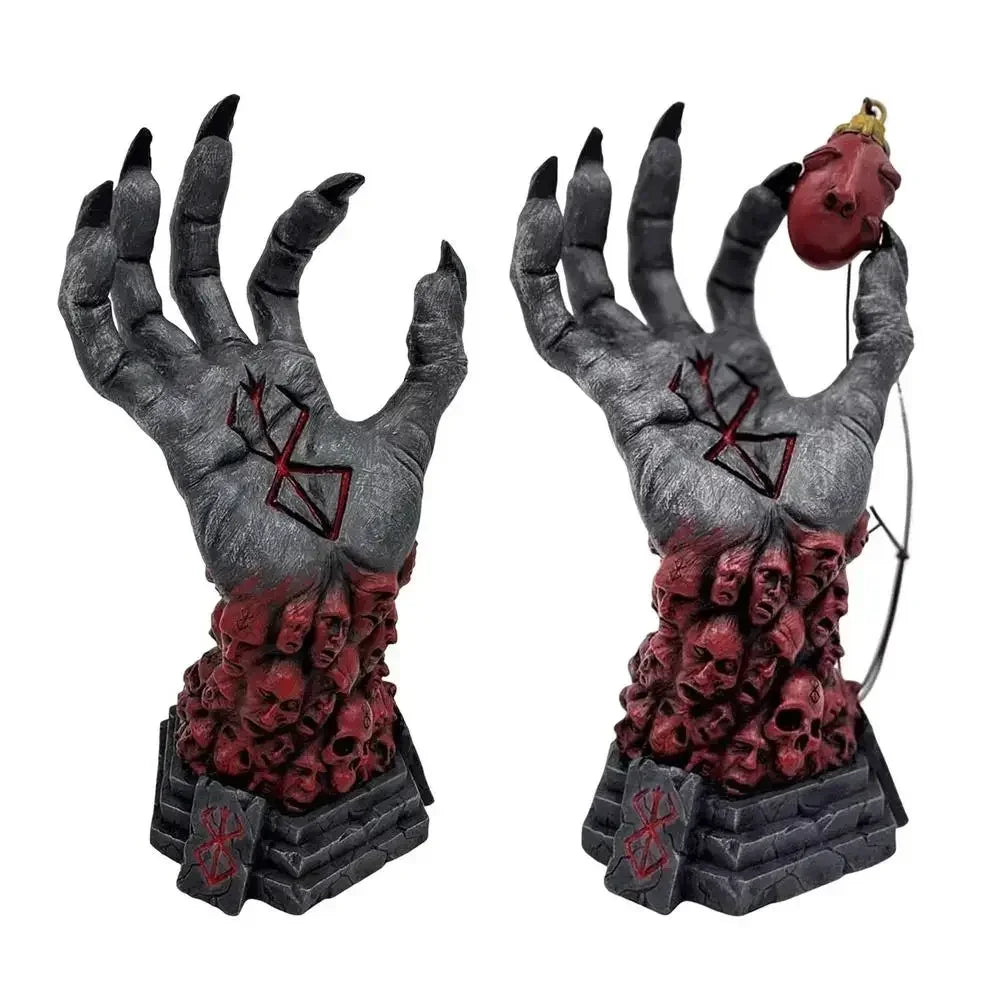 Gothic Witch's Hand Statues or Accessary Creative Resin Ornament Aesthetic Wall Keys Hanging Rack Bag Hangers Wall Home Decor