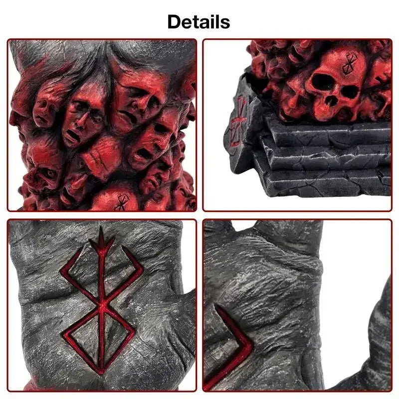 Gothic Witch's Hand Statues or Accessary Creative Resin Ornament Aesthetic Wall Keys Hanging Rack Bag Hangers Wall Home Decor