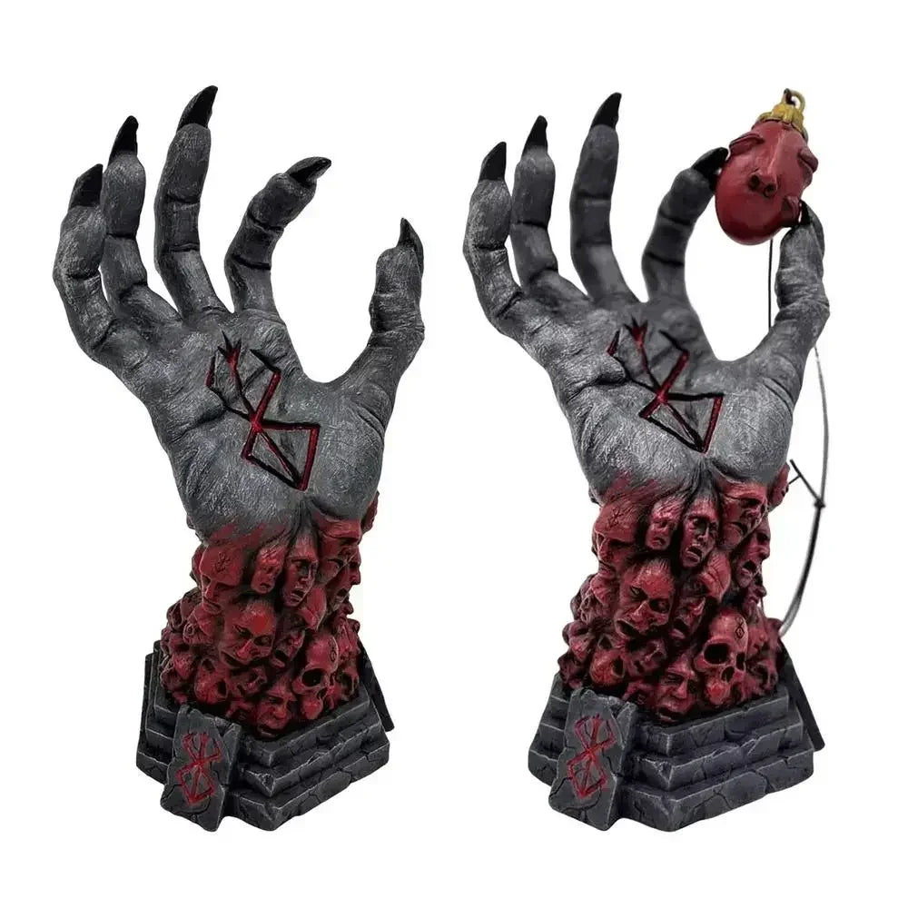 Gothic Witch's Hand Statues or Accessary Creative Resin Ornament Aesthetic Wall Keys Hanging Rack Bag Hangers Wall Home Decor