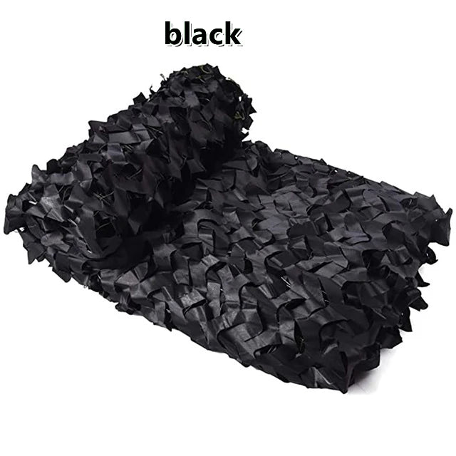 1.5mx1m 4mx5mCamouflage Nets White Blue Beige Desert for Hunting Hiding Mesh Outdoor Awning Garden Shading Gazebo